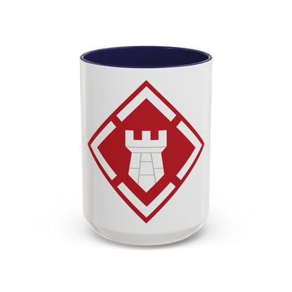 20th Engineer Brigade (U.S. Army) Accent Coffee Mug