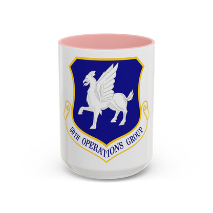 50th Operations Group (U.S. Air Force) Accent Coffee Mug