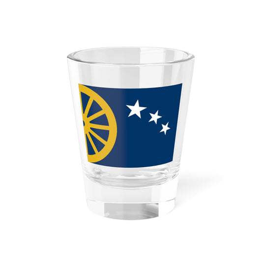 Flag of Cimarron Kansas (United States) Shot Glass 1.5oz