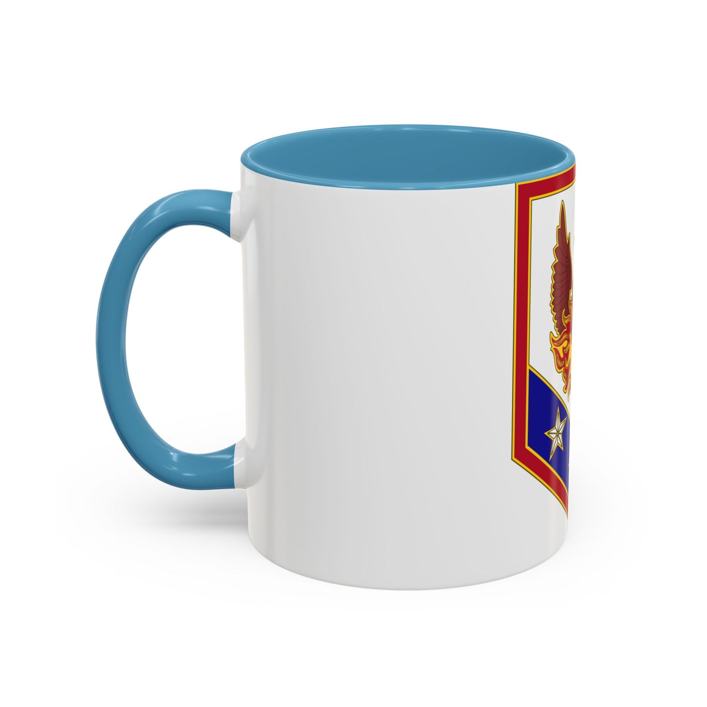 110 Maneuver Enhancement Brigade (U.S. Army) Accent Coffee Mug