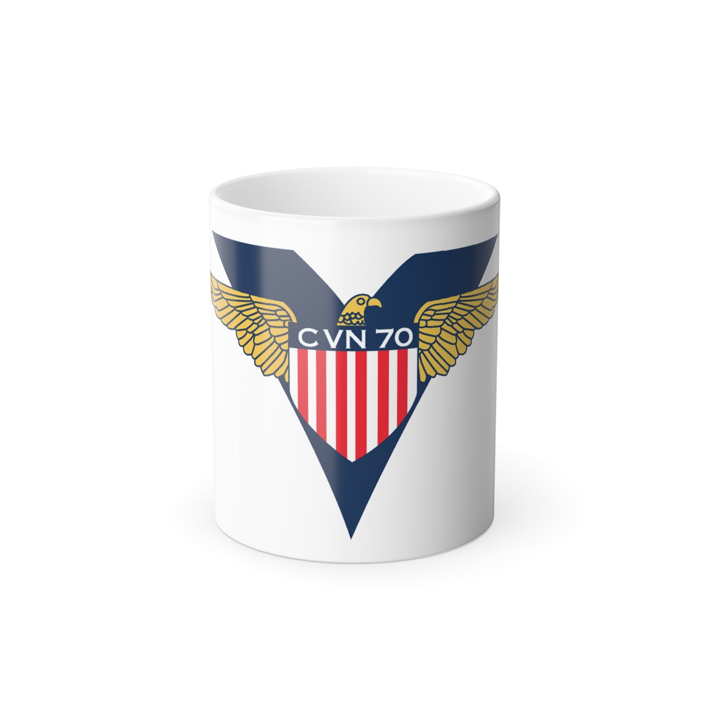 USS Carl Vinson CVN 70 CHUCKY V2 (U.S. Navy) Color Changing Mug 11oz