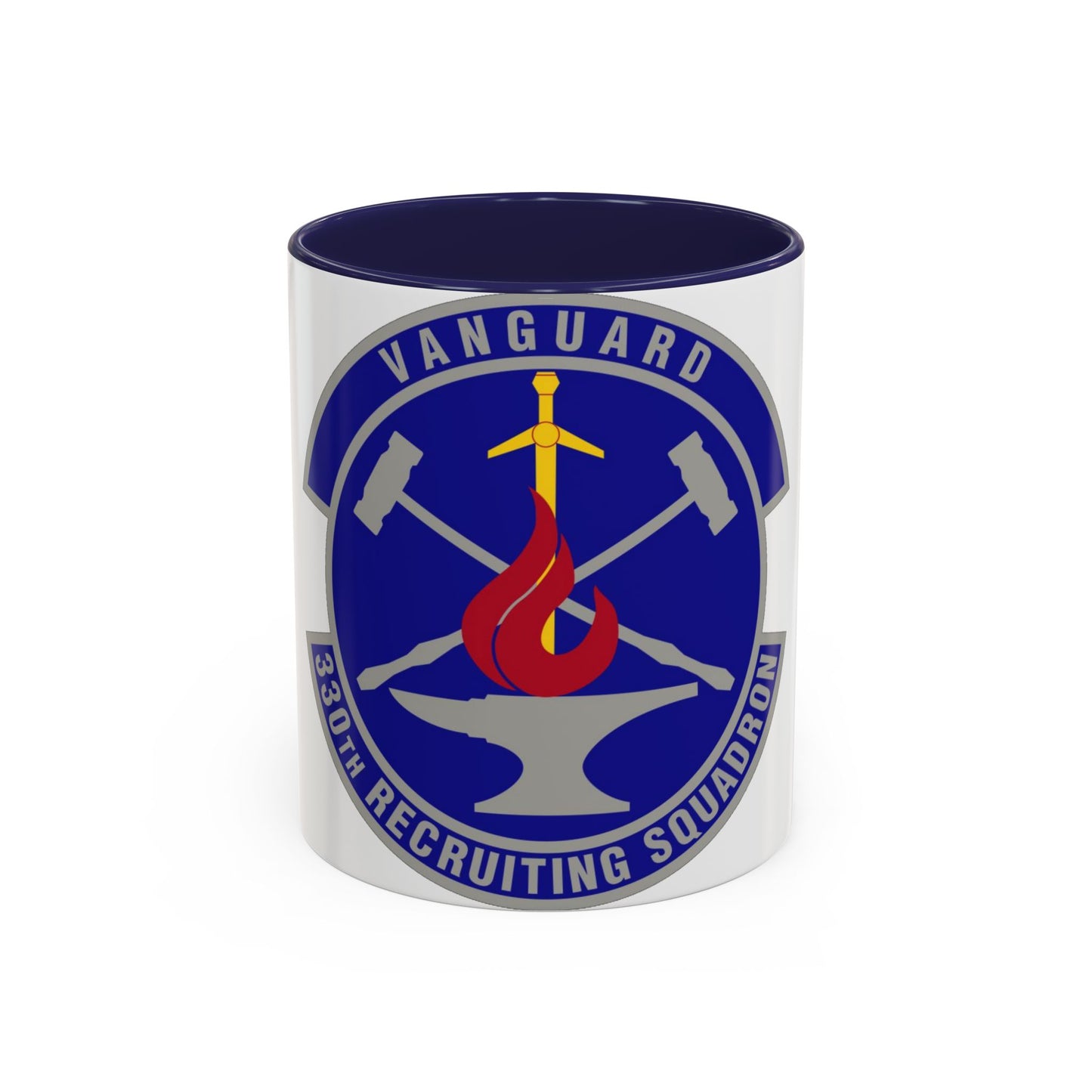 330 Recruiting Squadron AETC (U.S. Air Force) Accent Coffee Mug