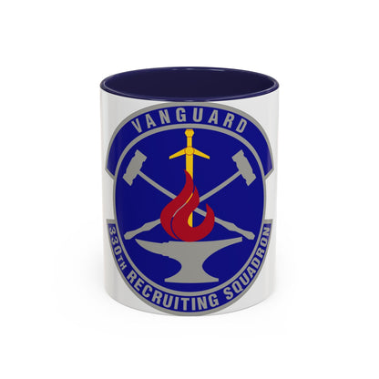 330 Recruiting Squadron AETC (U.S. Air Force) Accent Coffee Mug