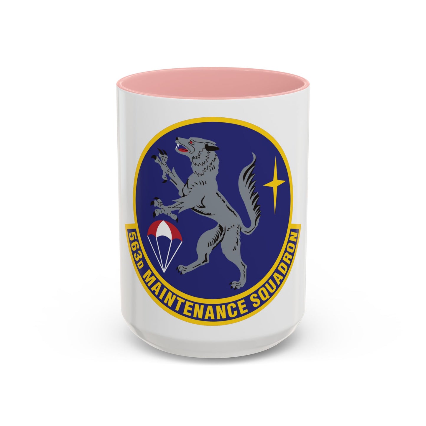 563d Maintenance Squadron (U.S. Air Force) Accent Coffee Mug