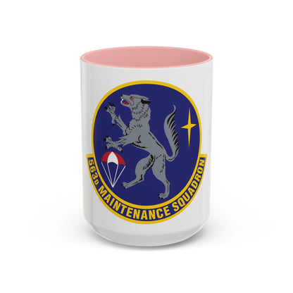 563d Maintenance Squadron (U.S. Air Force) Accent Coffee Mug