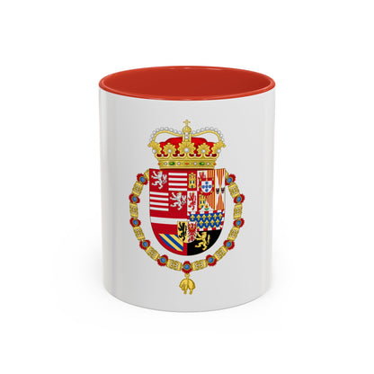 Coat of Arms of Archduke Albert of Austria as Governor-Monarch of the Low Countries - Accent Coffee Mug