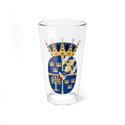 Prinsessan Adrienne vapen (Sweden) (Coat of Arms) Pint Glass 16oz