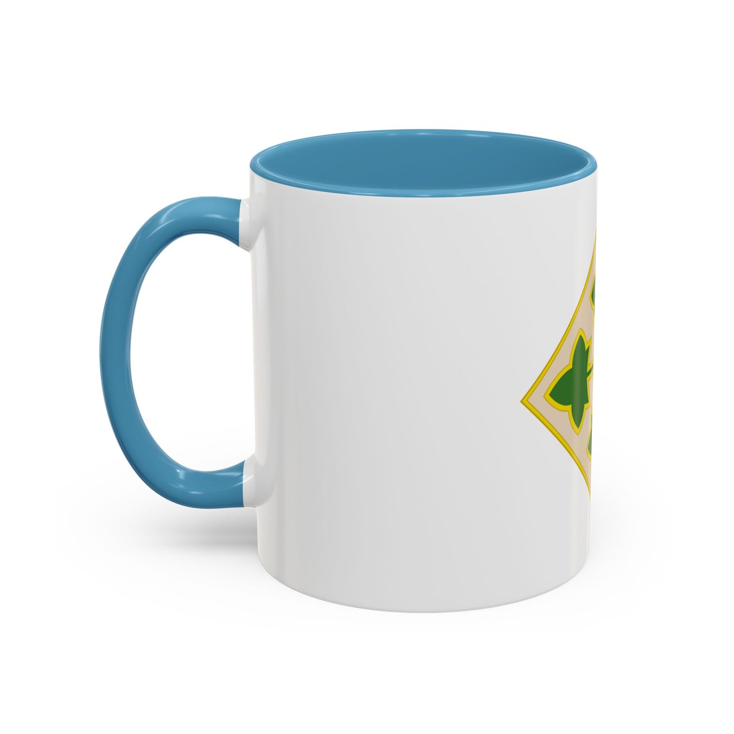 4th Infantry Division CSIB2 (U.S. Army) Accent Coffee Mug