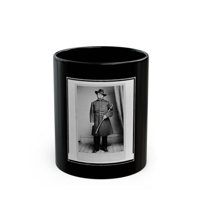 Elliott( ), Union Officer, Full-Length Portrait, Standing, Holding Sword In Left Hand, Facing Front (U.S. Civil War) Black Coffee Mug