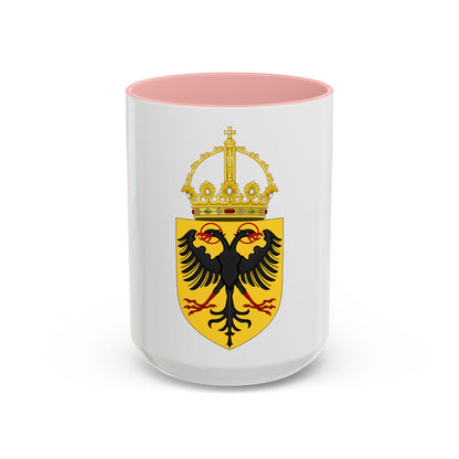 Coat of Arms of the Holy Roman Emperor (1433-1450) - Accent Coffee Mug