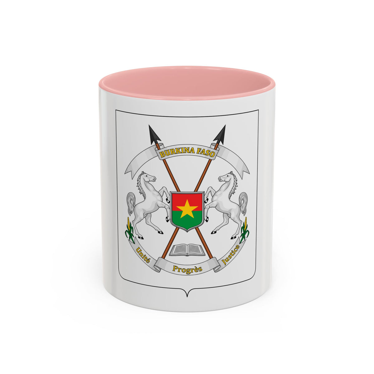 Coat of arms of Burkina Faso - Accent Coffee Mug