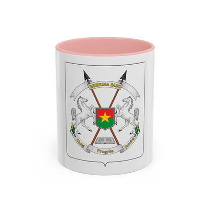 Coat of arms of Burkina Faso - Accent Coffee Mug