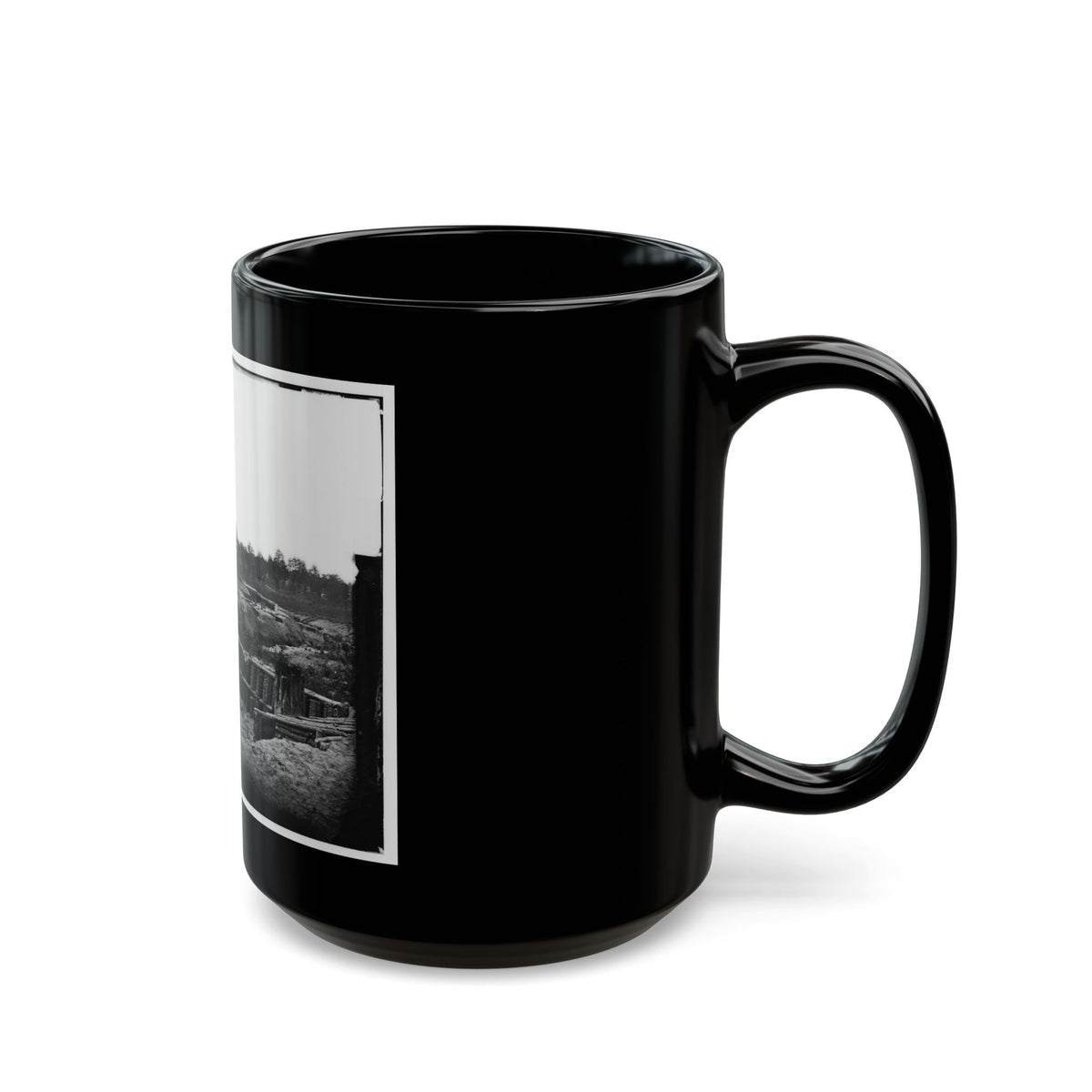 Petersburg, Va. View From Center Of Fort Sedgwick Looking South (U.S. Civil War) Black Coffee Mug