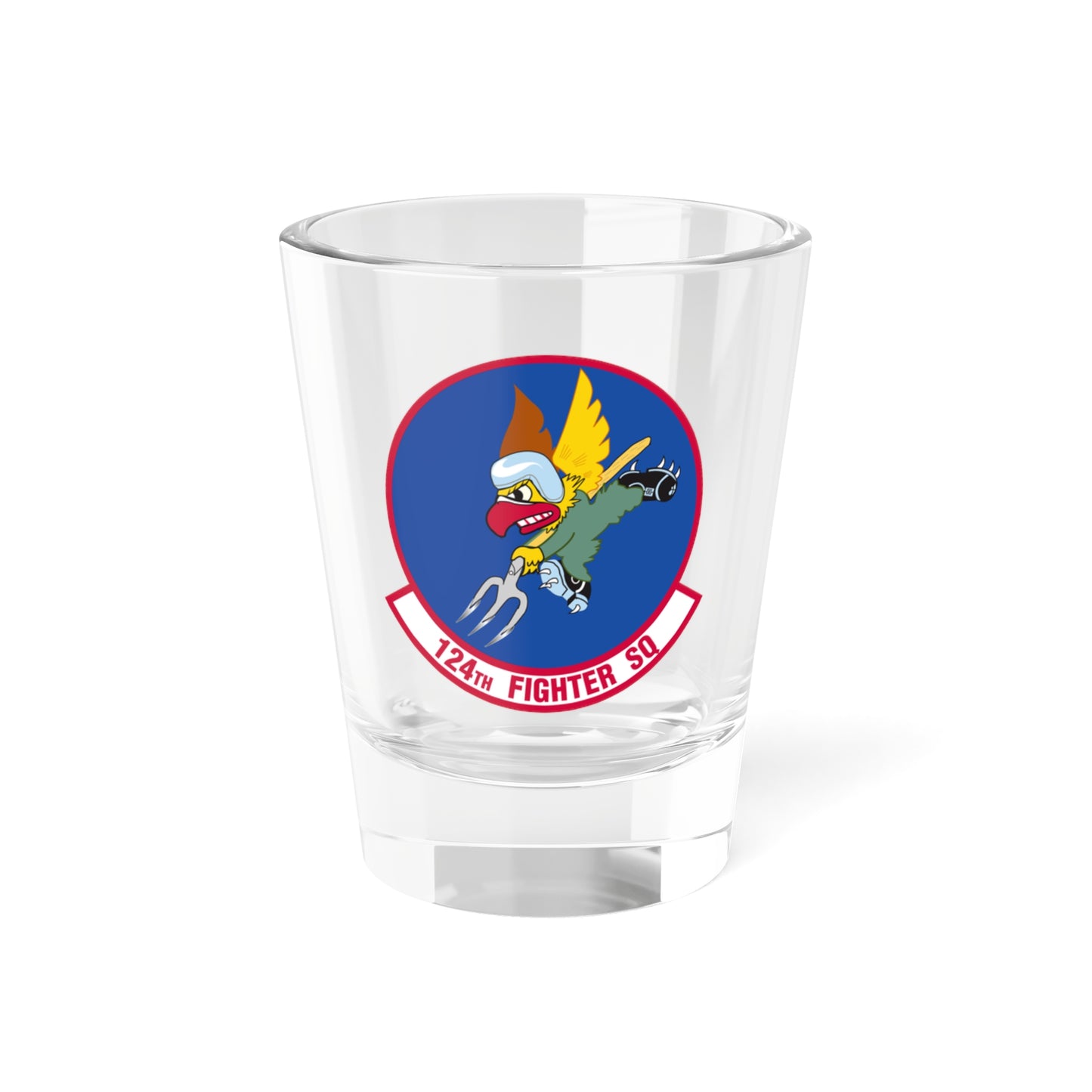 124 Fighter Squadron (U.S. Air Force) Shot Glass 1.5oz