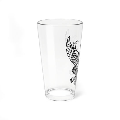 Thai government Garuda emblem Version 5 (Thailand) (Coat of Arms) Pint Glass 16oz