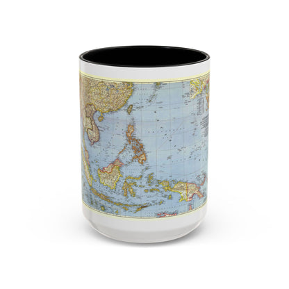 Pacific Islands - Southeast Asia (1944) (Map) Accent Coffee Mug