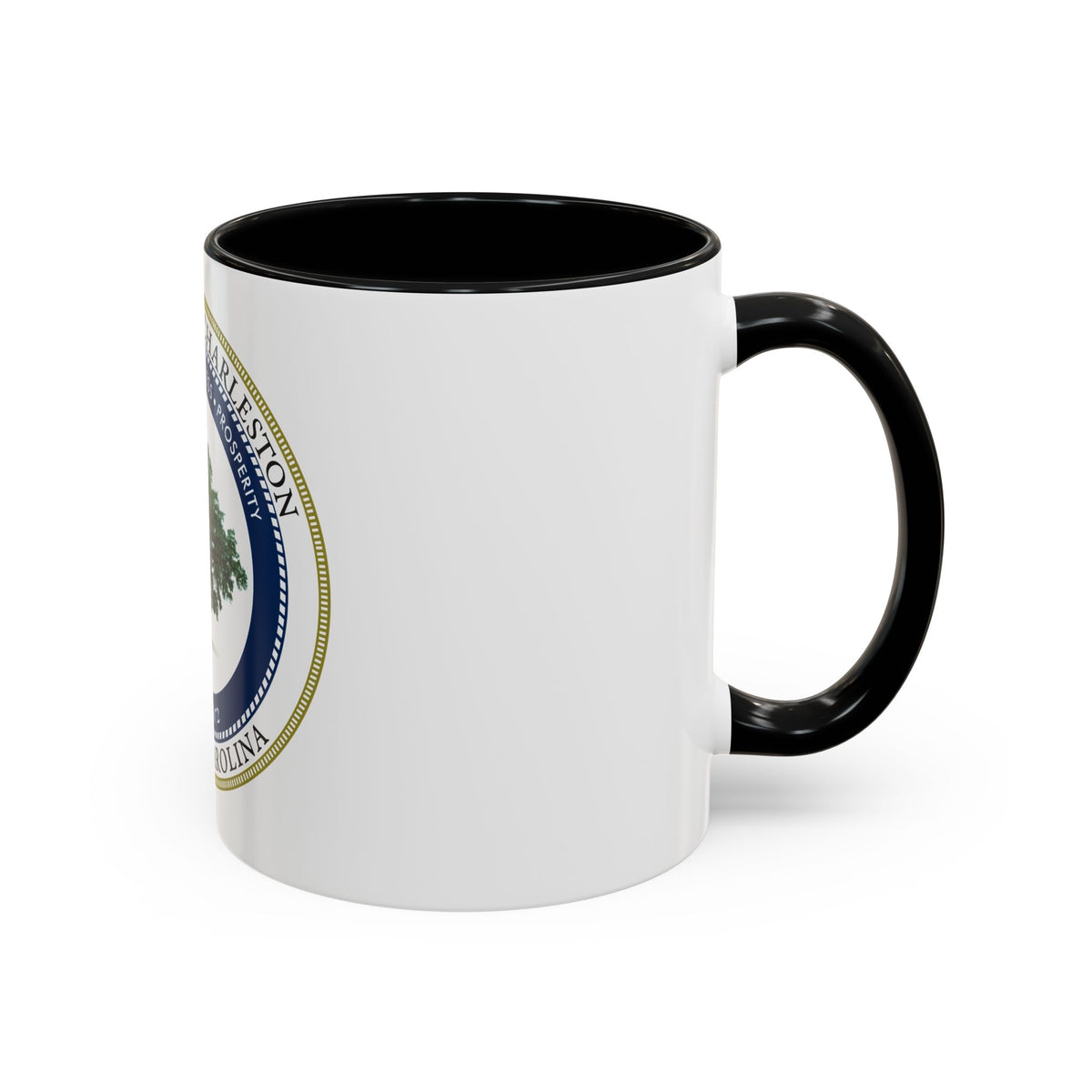 Seal of North Charleston South Carolina - Accent Coffee Mug