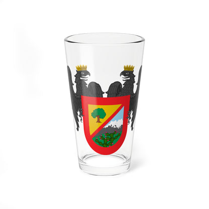 Escudo de Llumpa - Ancash (Peru) (Coat of Arms) Pint Glass 16oz