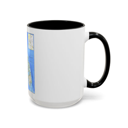 Philippines, The (1986) (Map) Accent Coffee Mug