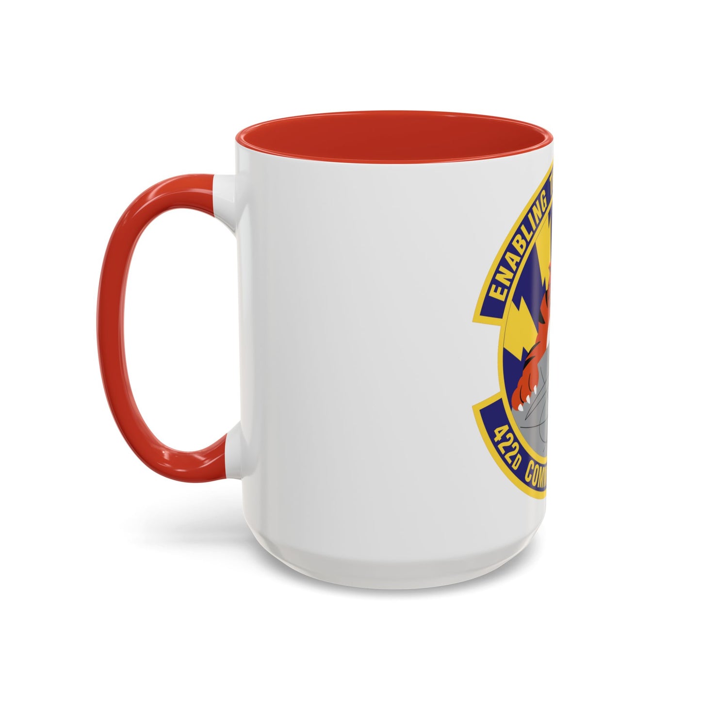 422d Communications Squadron (U.S. Air Force) Accent Coffee Mug