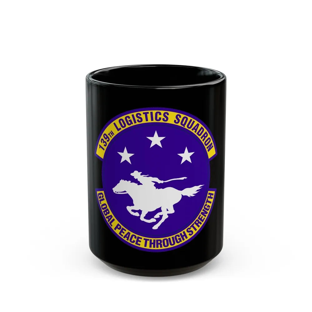 139th Logistics Squadron (U.S. Air Force) Black Coffee Mug-15oz-Go Mug Yourself