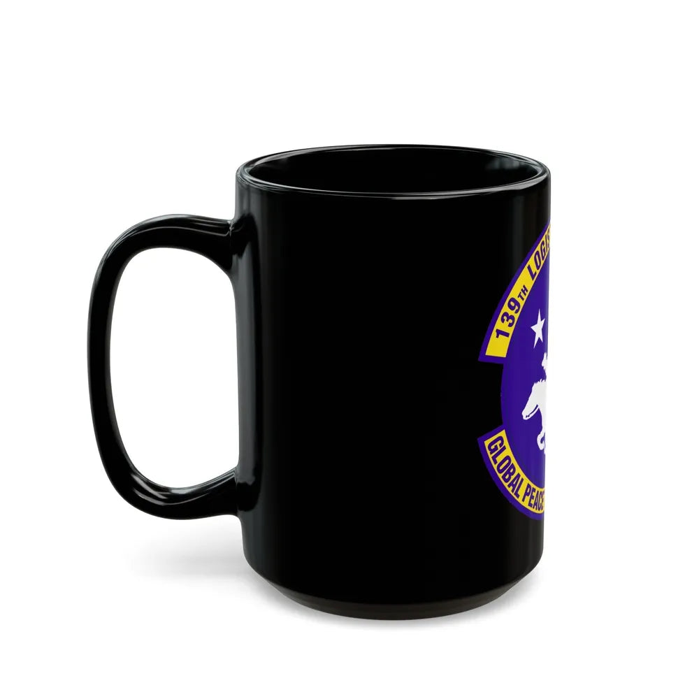 139th Logistics Squadron (U.S. Air Force) Black Coffee Mug-Go Mug Yourself