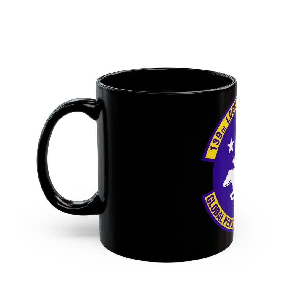 139th Logistics Squadron (U.S. Air Force) Black Coffee Mug-Go Mug Yourself