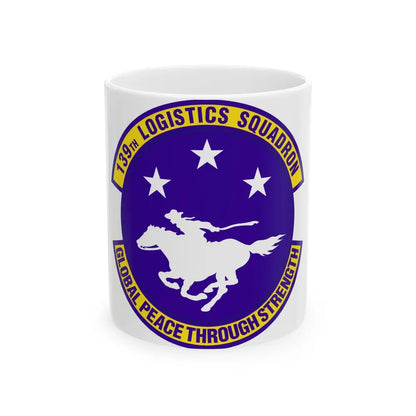 139th Logistics Squadron (U.S. Air Force) White Coffee Mug-11oz-Go Mug Yourself