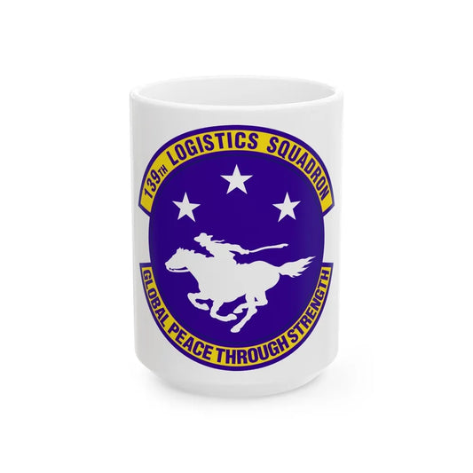 139th Logistics Squadron (U.S. Air Force) White Coffee Mug-15oz-Go Mug Yourself