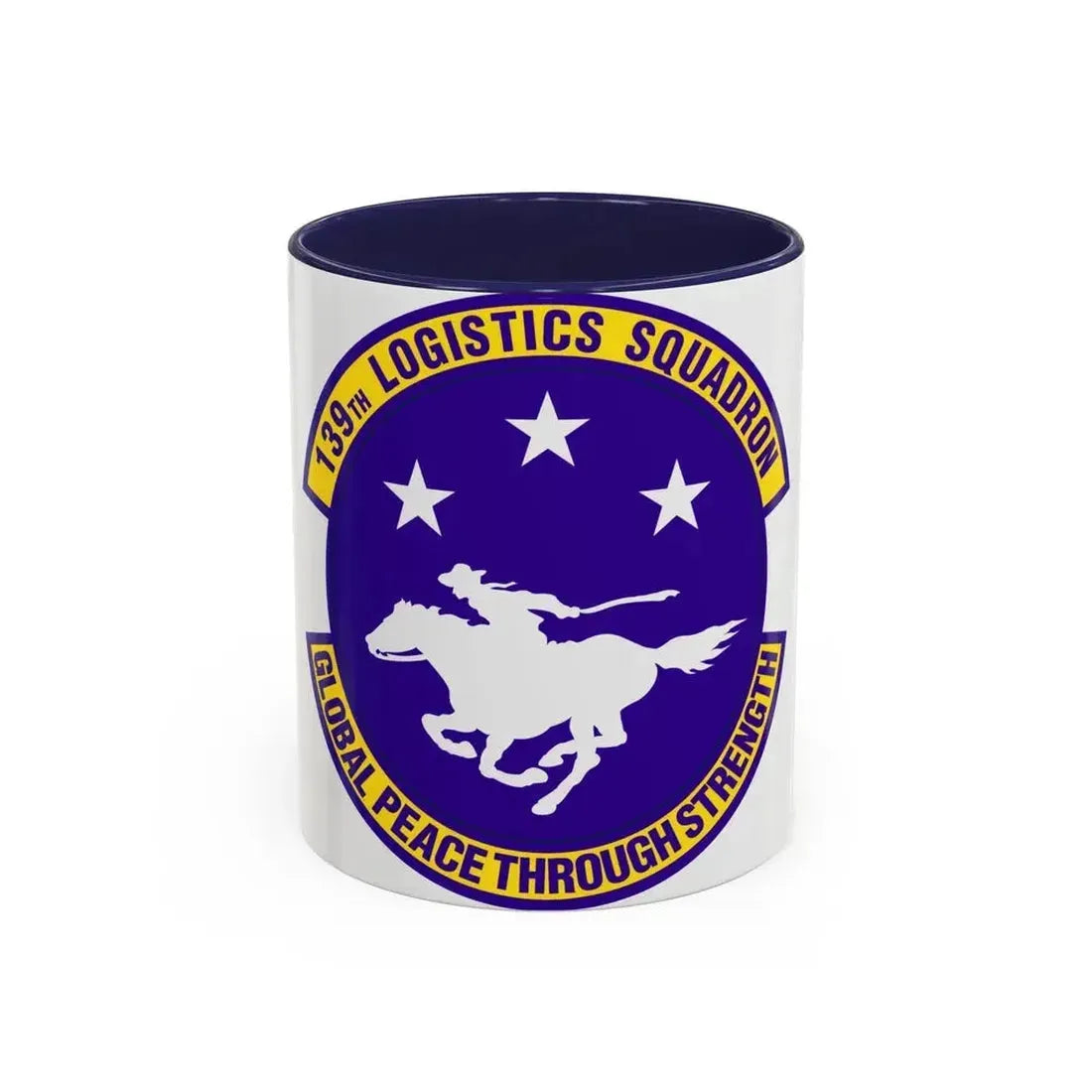 139th Logistics Squadron (U.S. Air Force) Accent Coffee Mug 11oz Navy - Go Mug Yourself