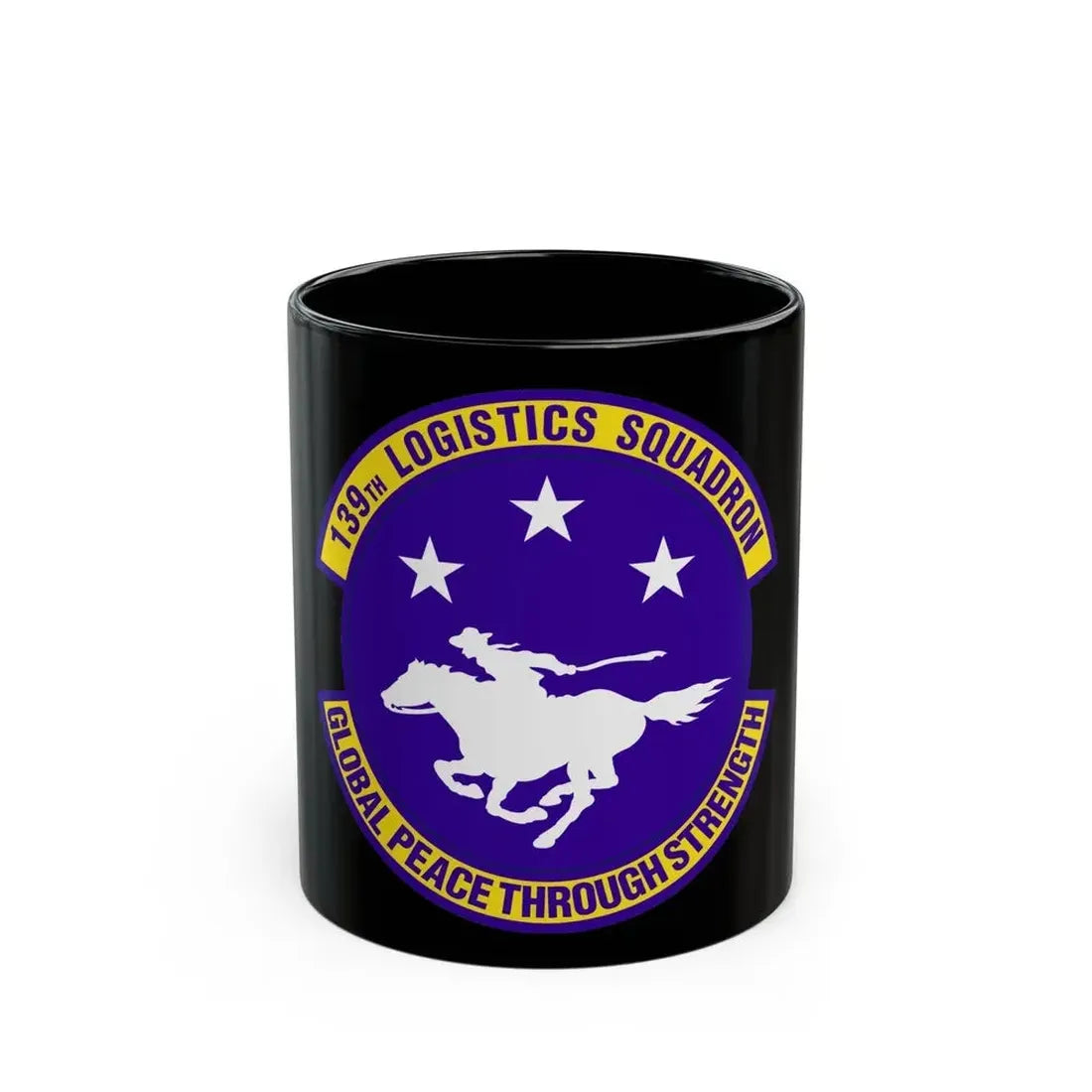 139th Logistics Squadron (U.S. Air Force) Black Coffee Mug 11oz - Go Mug Yourself