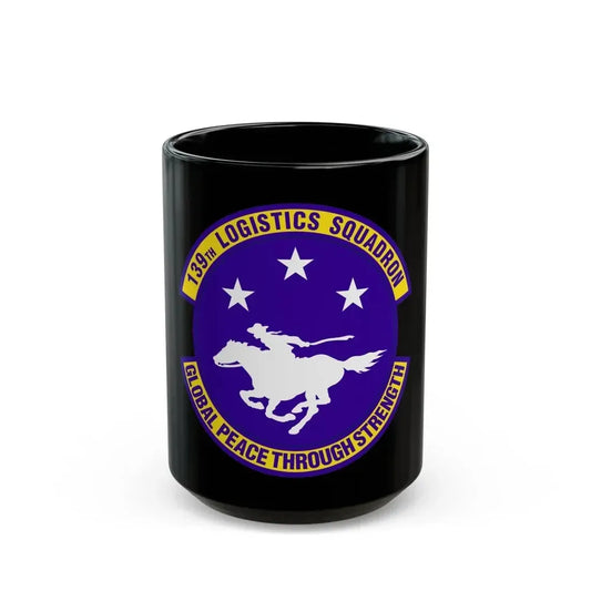 139th Logistics Squadron (U.S. Air Force) Black Coffee Mug 15oz - Go Mug Yourself