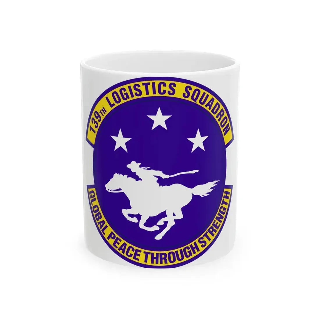 139th Logistics Squadron (U.S. Air Force) White Coffee Mug 11oz - Go Mug Yourself