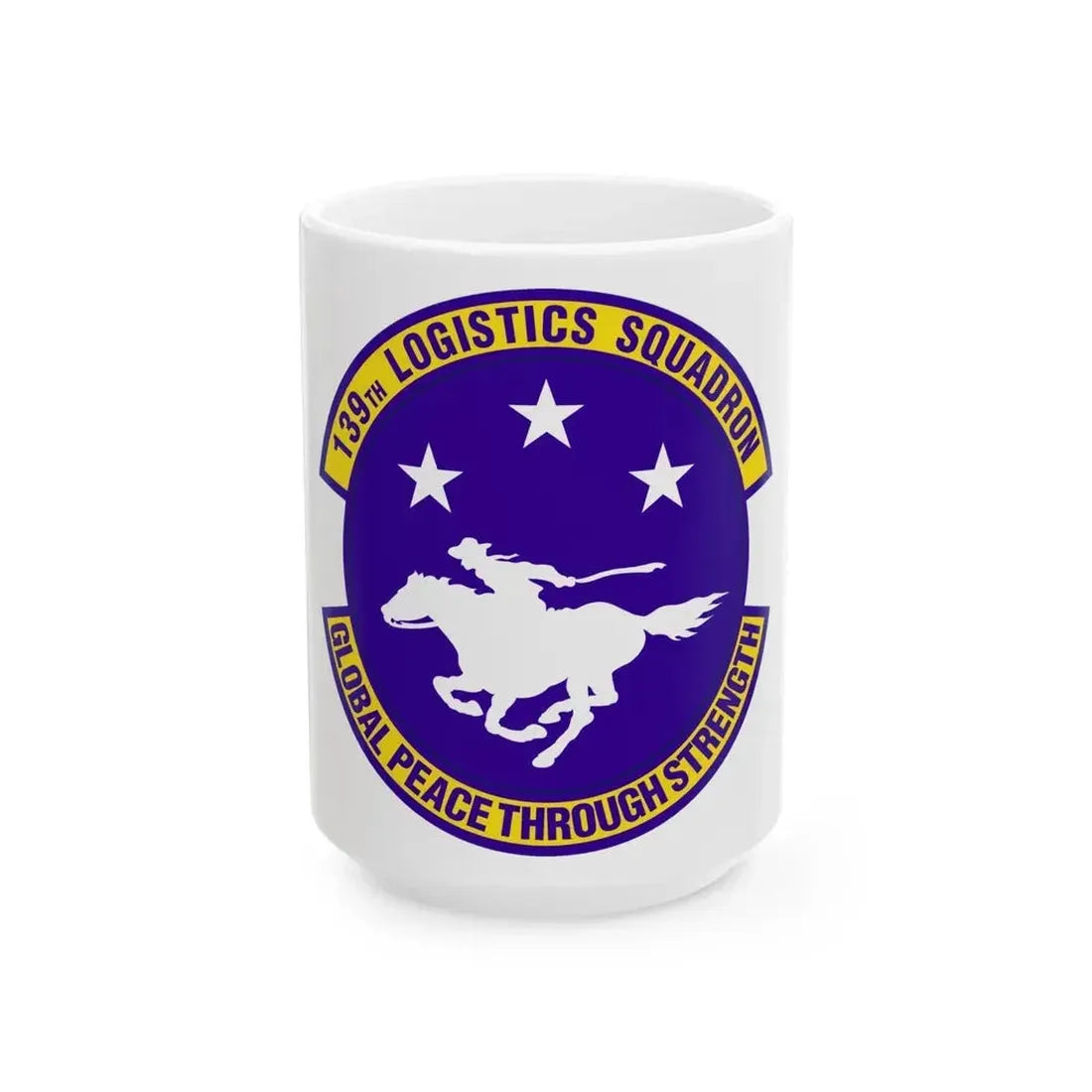 139th Logistics Squadron (U.S. Air Force) White Coffee Mug 15oz - Go Mug Yourself