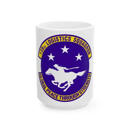 139th Logistics Squadron (U.S. Air Force) White Coffee Mug 15oz - Go Mug Yourself