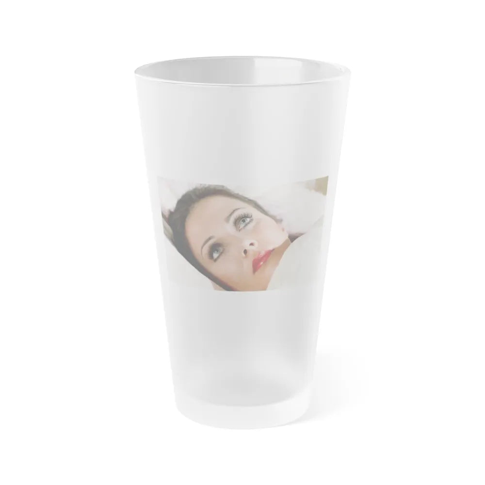 Lynda Carter #284 (Vintage Female Icon) Frosted Pint 16oz-16oz-Frosted-Go Mug Yourself