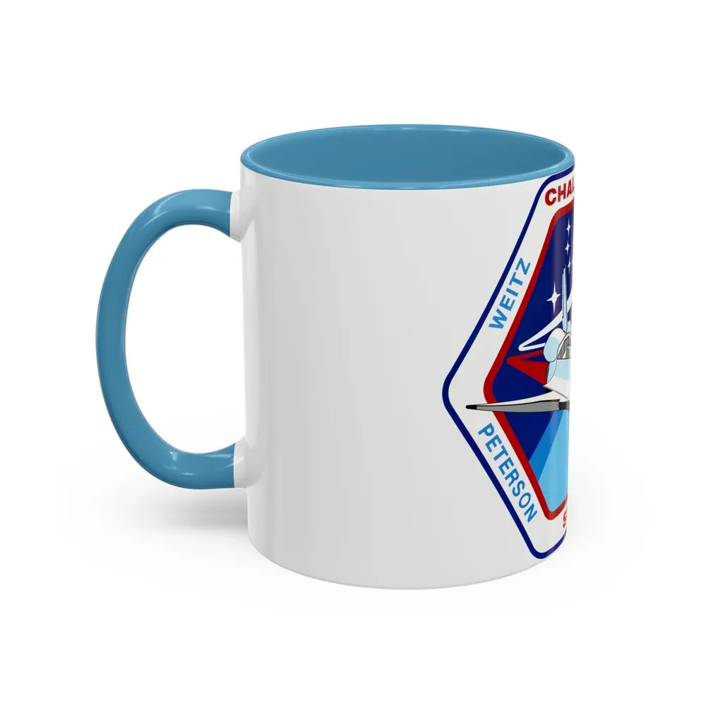 STS 6 (NASA) Accent Coffee Mug-Go Mug Yourself