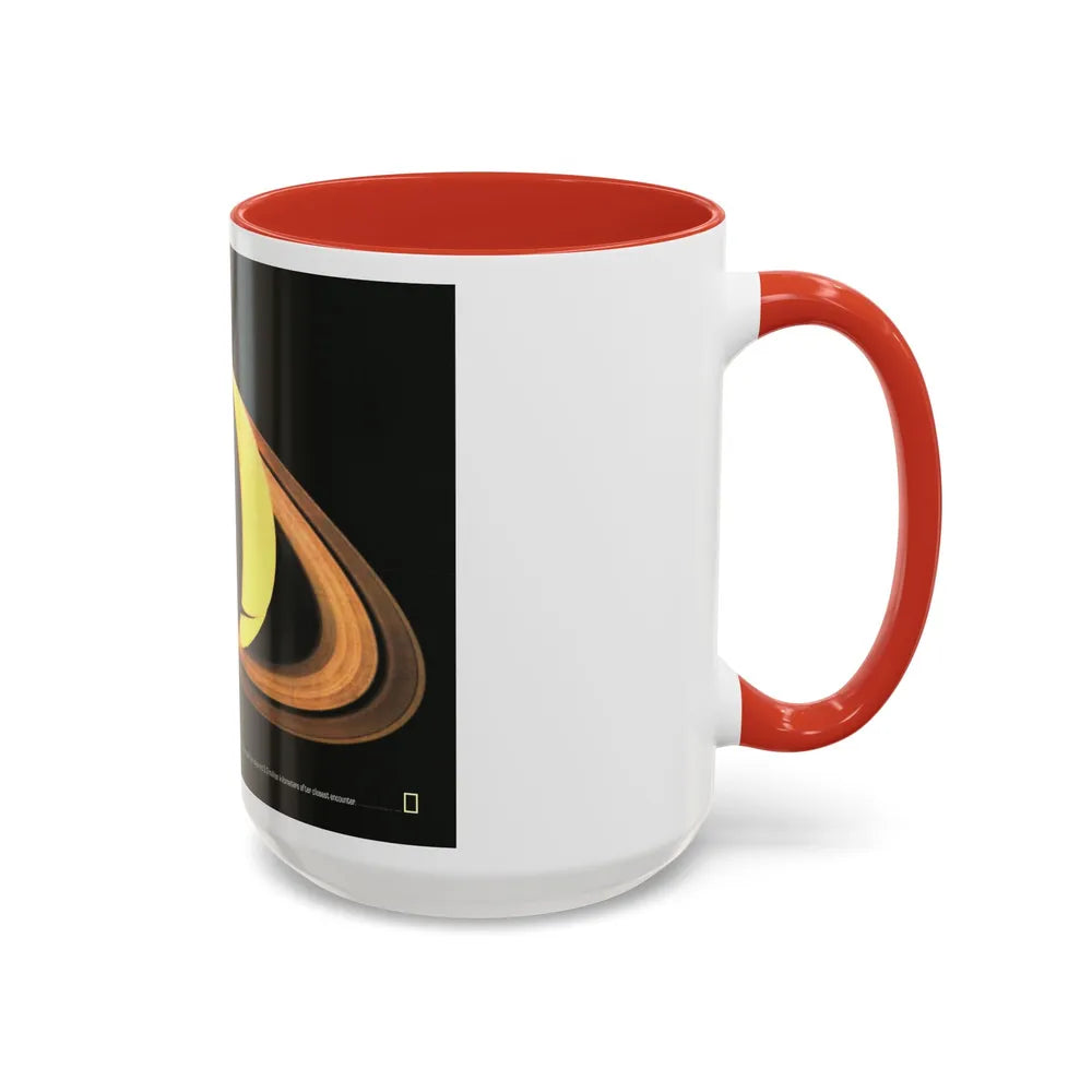 Space - Saturn (1981) (Map) Accent Coffee Mug-Go Mug Yourself