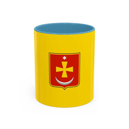 Flag of Konotop Ukraine - Accent Coffee Mug-11oz-Light Blue-Go Mug Yourself