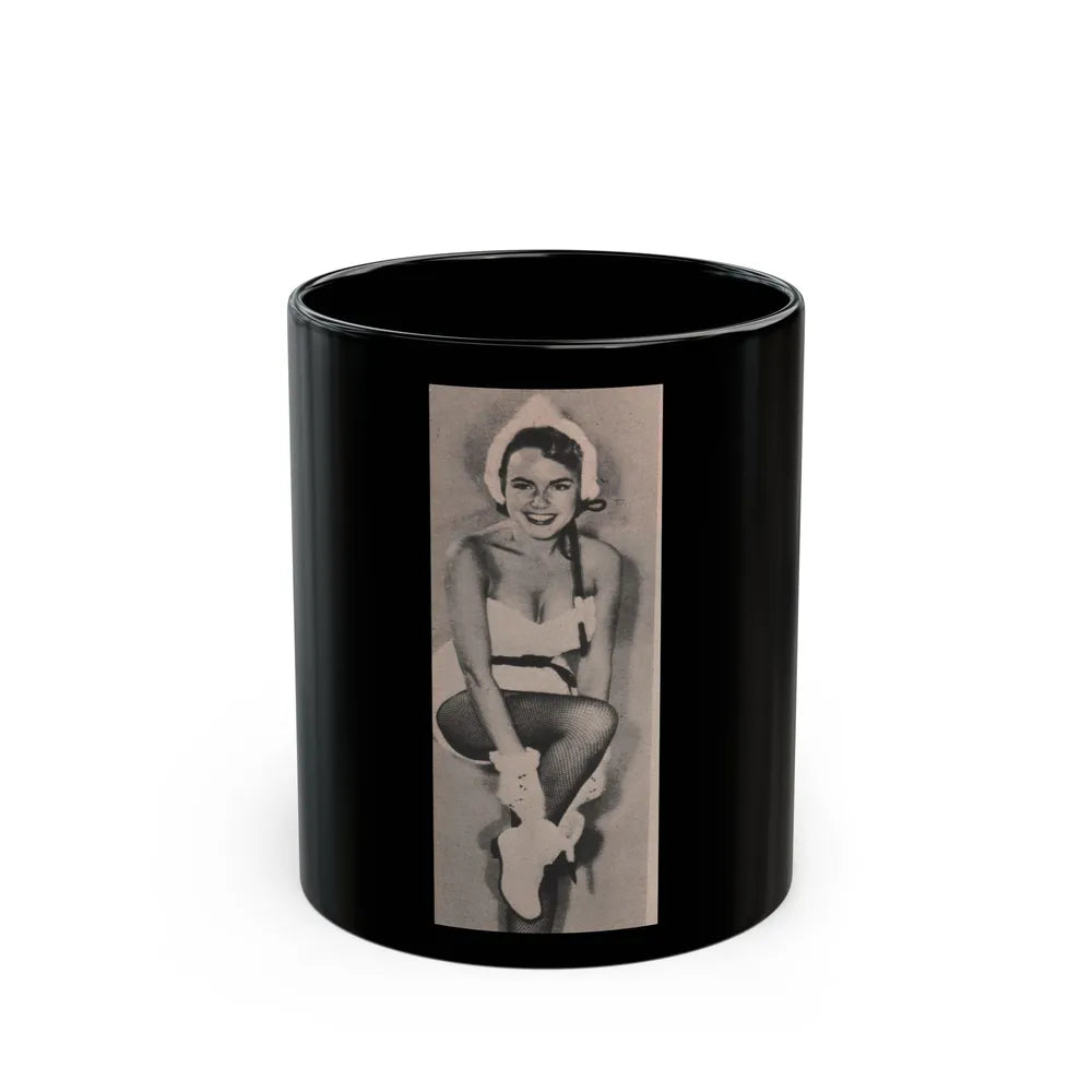 Terry Moore #595 - 2x4.5 Magazine Page Photo Clipping (Vintage Female Icon) Black Coffee Mug-11oz-Go Mug Yourself