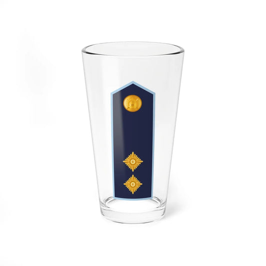 13.LVAF LTC (Latvia) (Military Rank) Pint Glass 16oz 16oz - Go Mug Yourself