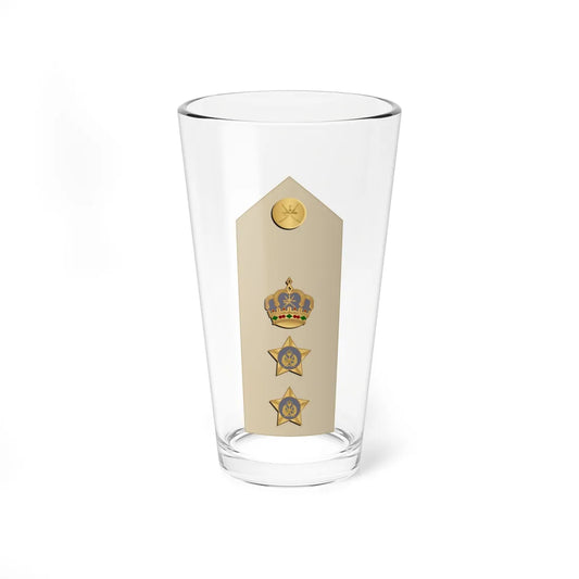13.RAFO COL (Oman) (Military Rank) Pint Glass 16oz 16oz - Go Mug Yourself