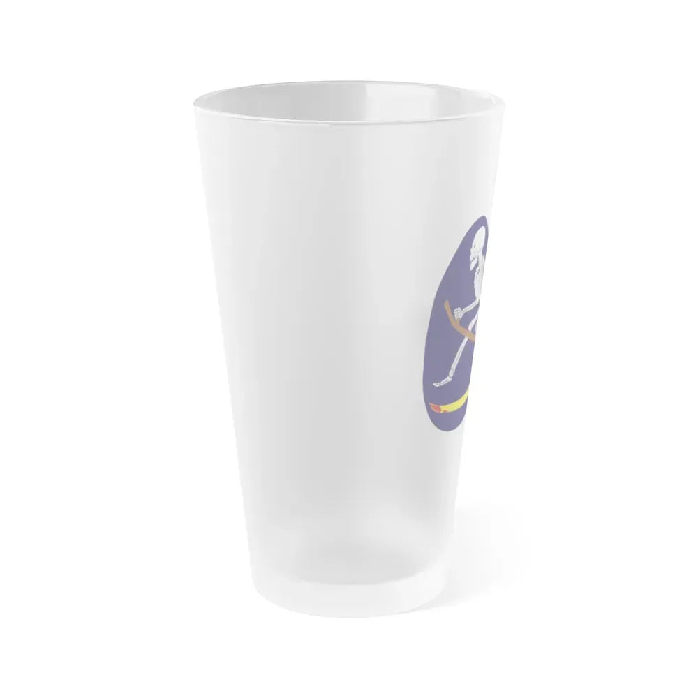13th Aero Squadron Emblem (U.S. Air Force) Frosted Pint Glass 16oz - Go Mug Yourself