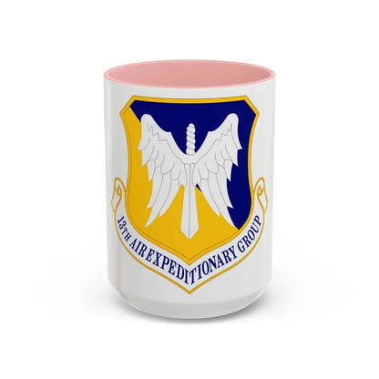 13th Air Expeditionary Group (U.S. Air Force) Accent Coffee Mug 15oz Pink - Go Mug Yourself