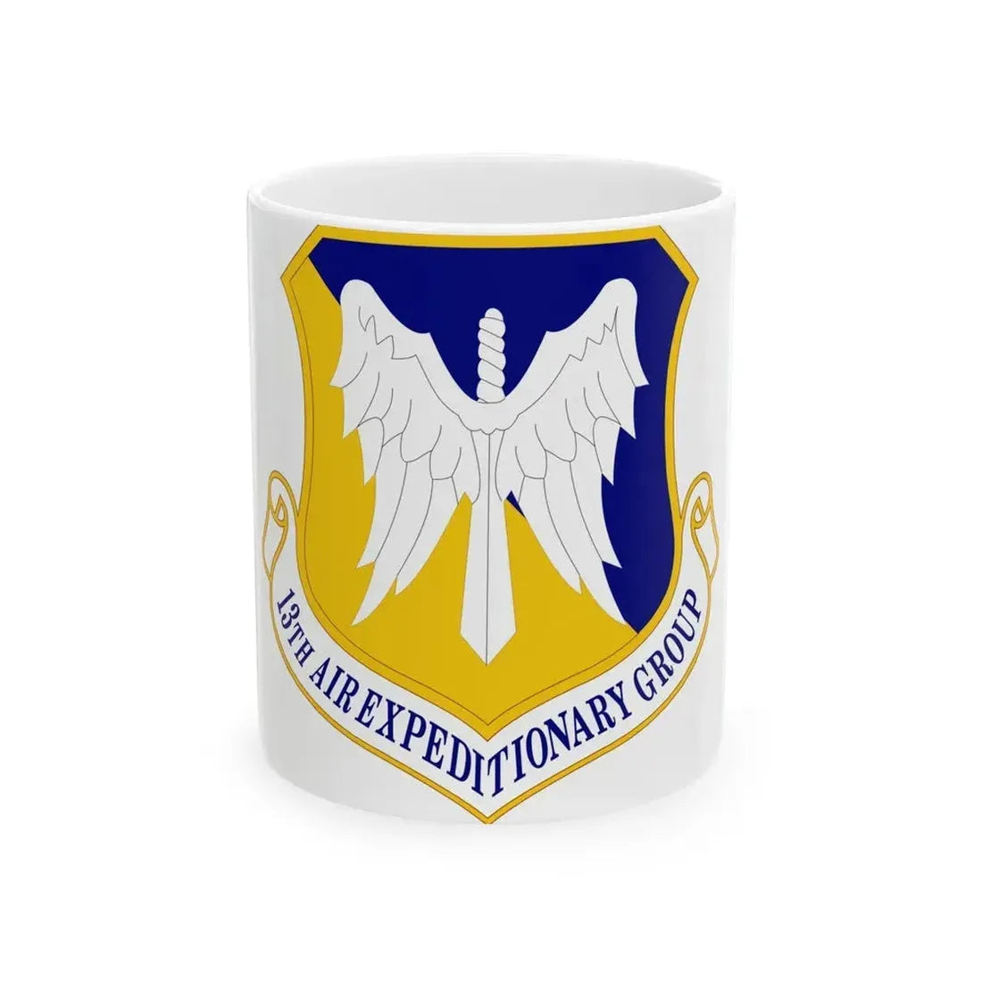 13th Air Expeditionary Group (U.S. Air Force) White Coffee Mug 11oz - Go Mug Yourself