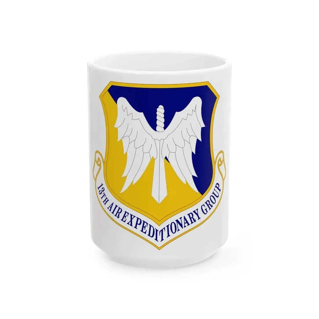 13th Air Expeditionary Group (U.S. Air Force) White Coffee Mug 15oz - Go Mug Yourself