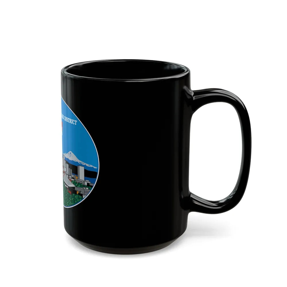 13th CG District Pacific Northwest (U.S. Coast Guard) Black Coffee Mug-Go Mug Yourself