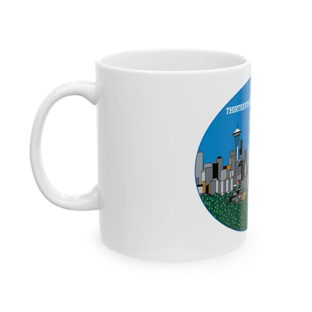 13th CG District Pacific Northwest (U.S. Coast Guard) White Coffee Mug-Go Mug Yourself