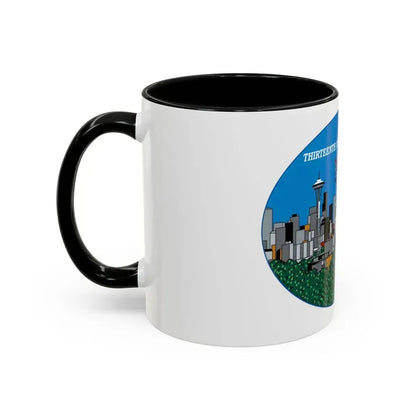 13th CG District Pacific Northwest (U.S. Coast Guard) Accent Coffee Mug - Go Mug Yourself