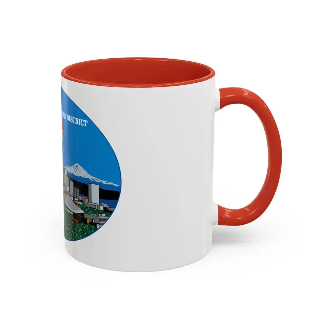 13th CG District Pacific Northwest (U.S. Coast Guard) Accent Coffee Mug - Go Mug Yourself